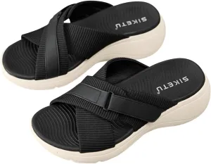 Orthopedic Sandals for Women Comfortable Recovery Slides with Arch Support Plantar Fasciitis Slides Slippers Women Summer