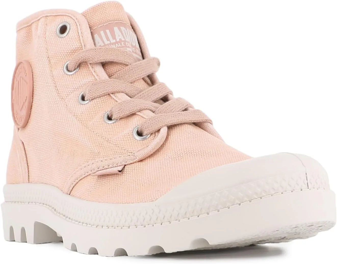 Palladium Women's Pampa Hi Boot, Vegan Canvas Lace Up Boot