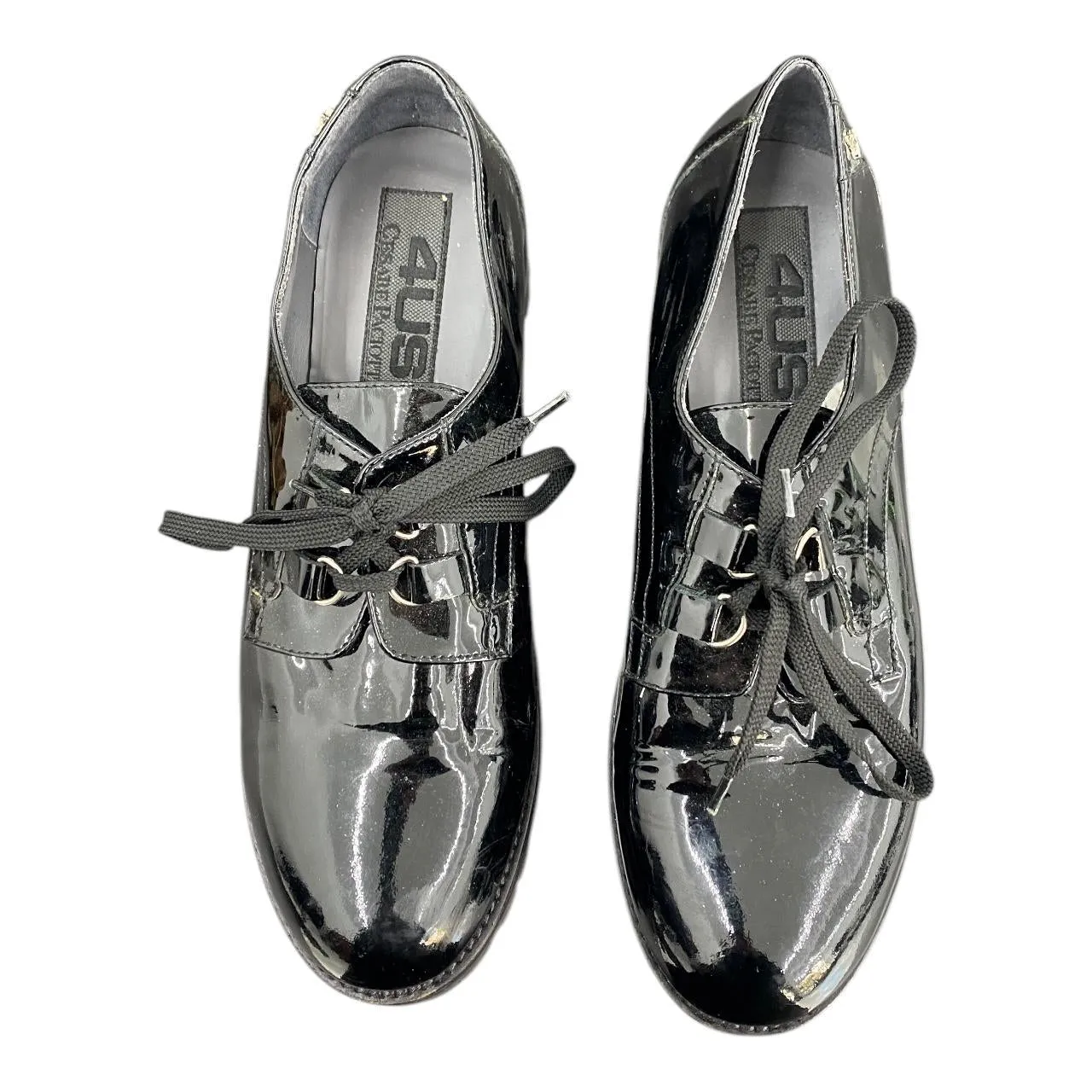 Patent leather creeper platforms