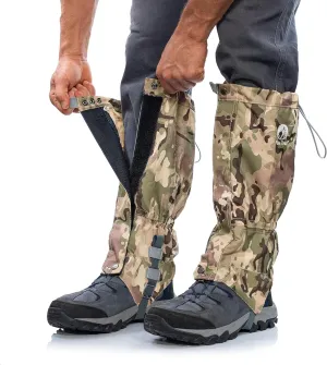 Pike Trail Adjustable Leg Gaiters - Lightweight, Waterproof - Leg Guards for Men & Women - Hiking Essentials Ideal for Hunting, Trekking & Fishing - 1 Pair