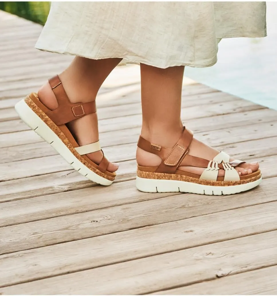 PIKOLINOS Wedge Sandals Leather Palma for Woman