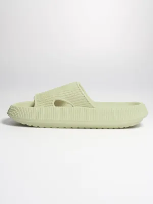 Pillow Slippers for Men and Women, House Slides Non-Slip Cloud Bathroom Sandals Quick Drying Ergonomic Shower Slides Thick Sole Ultra Cushion
