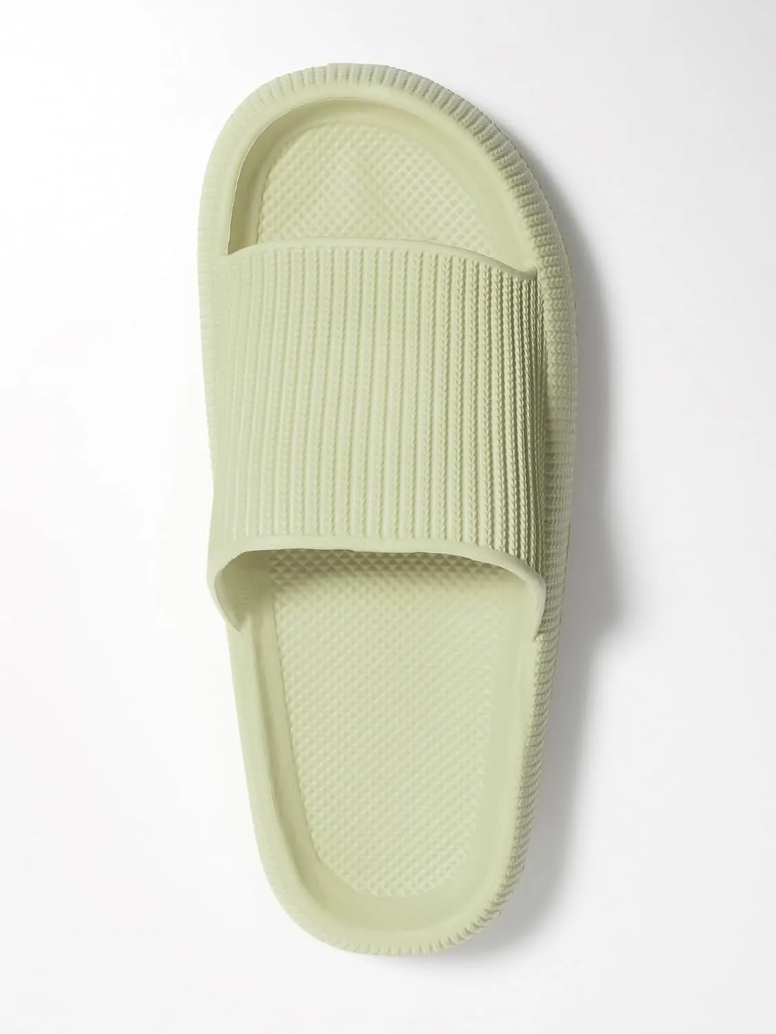 Pillow Slippers for Men and Women, House Slides Non-Slip Cloud Bathroom Sandals Quick Drying Ergonomic Shower Slides Thick Sole Ultra Cushion
