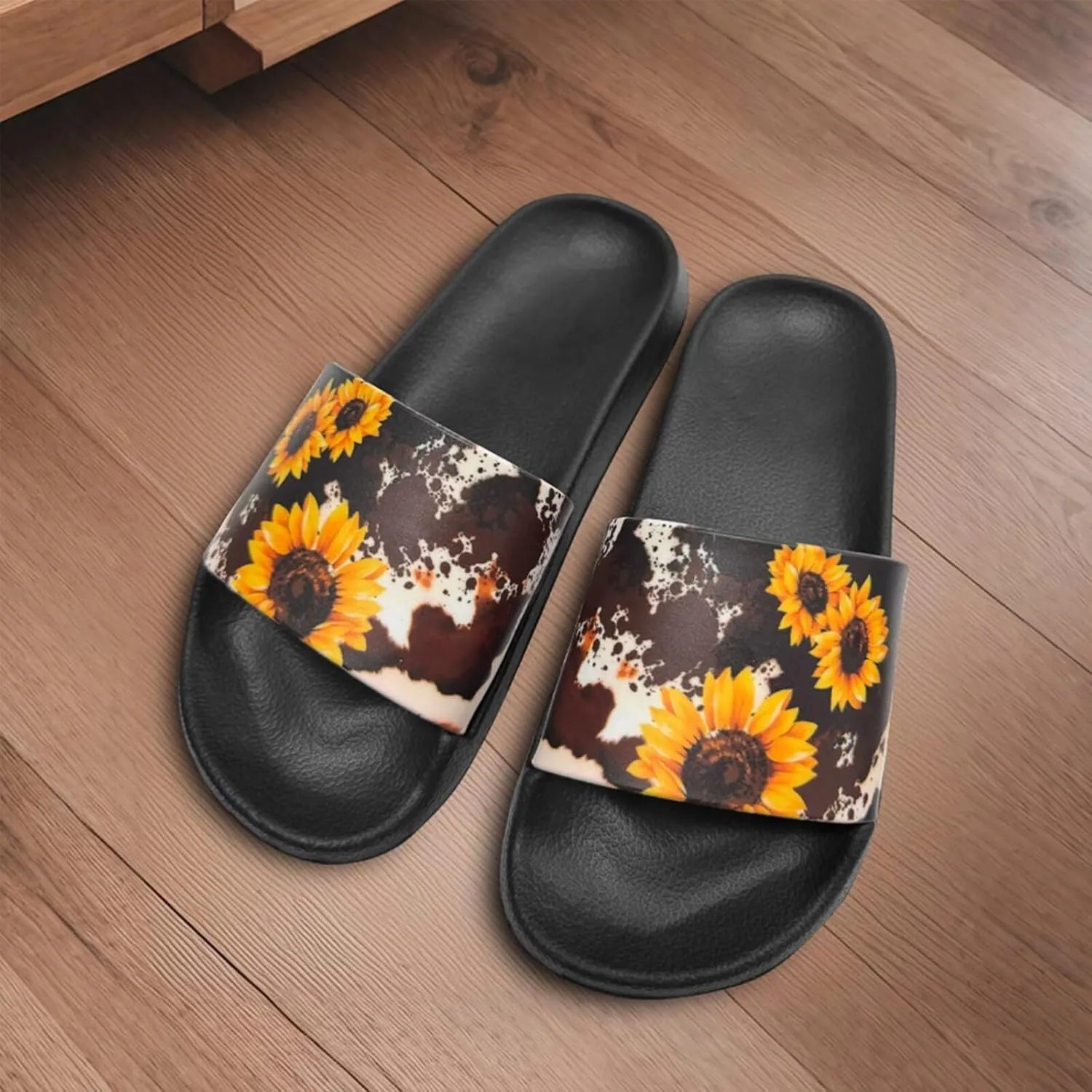 Pineapple House Slippers for Women Men Arch Support Flat Sandals Non Slip Home Pool Shower Slide Slippers