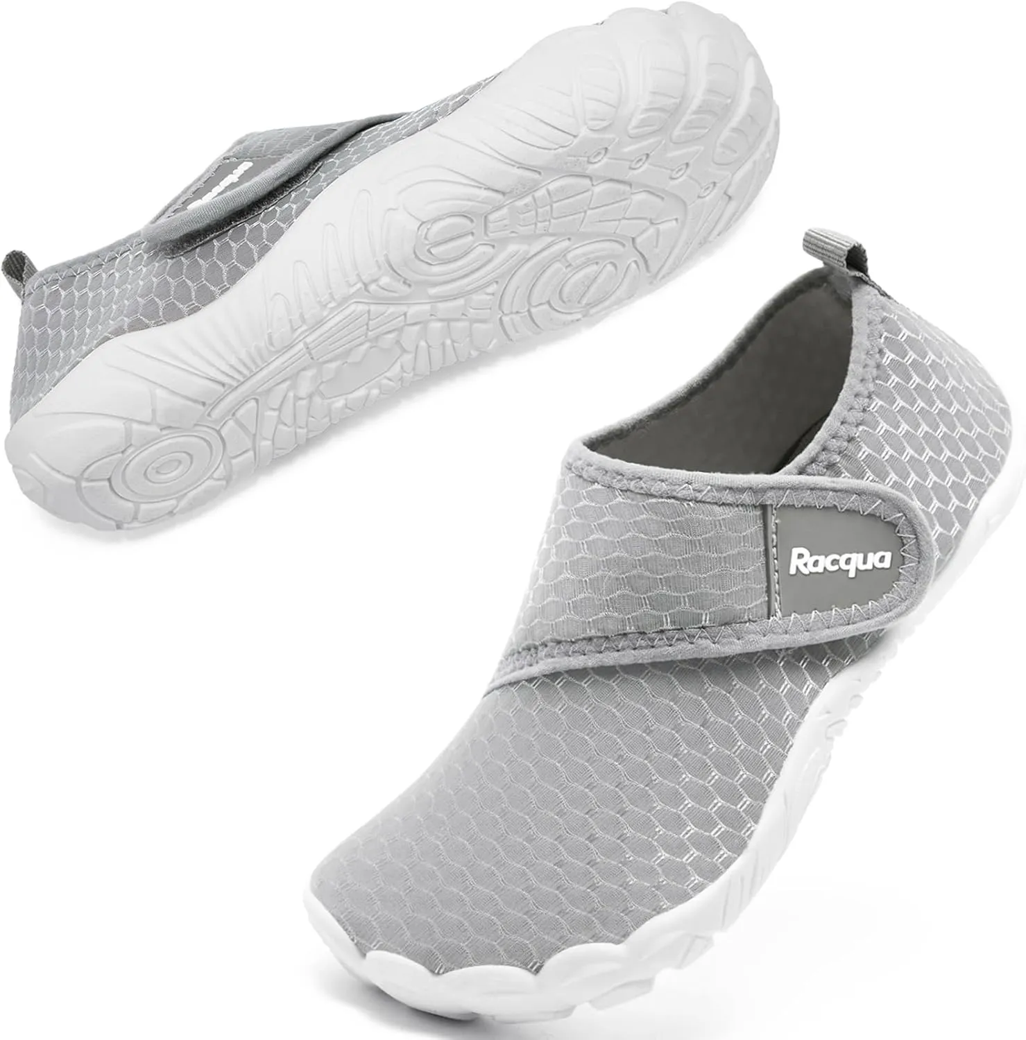 Racqua Boys Kids Water Shoes Girls Non-Slip Swim Beach Sports Pool Breathable Shoes Quick Dry Lightweight Outdoor Aqua Shoes(Little Kid/Big Kid)