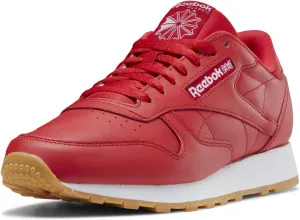 Reebok Unisex Classic Leather Sneakers Legacy, Vector Red/FTWR White Rubber Gum-03, 9.5 US Men