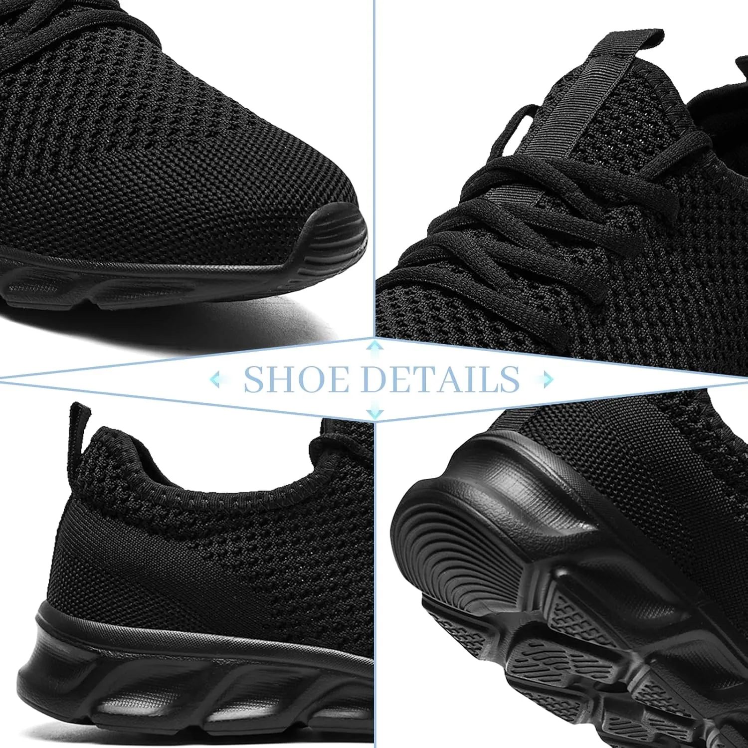 Running Shoes Mens Womens Walking Tennis Gym Sneakers Slip On Comfortable Lightweight Athletic Workout Casual Fashion Sports Shoes