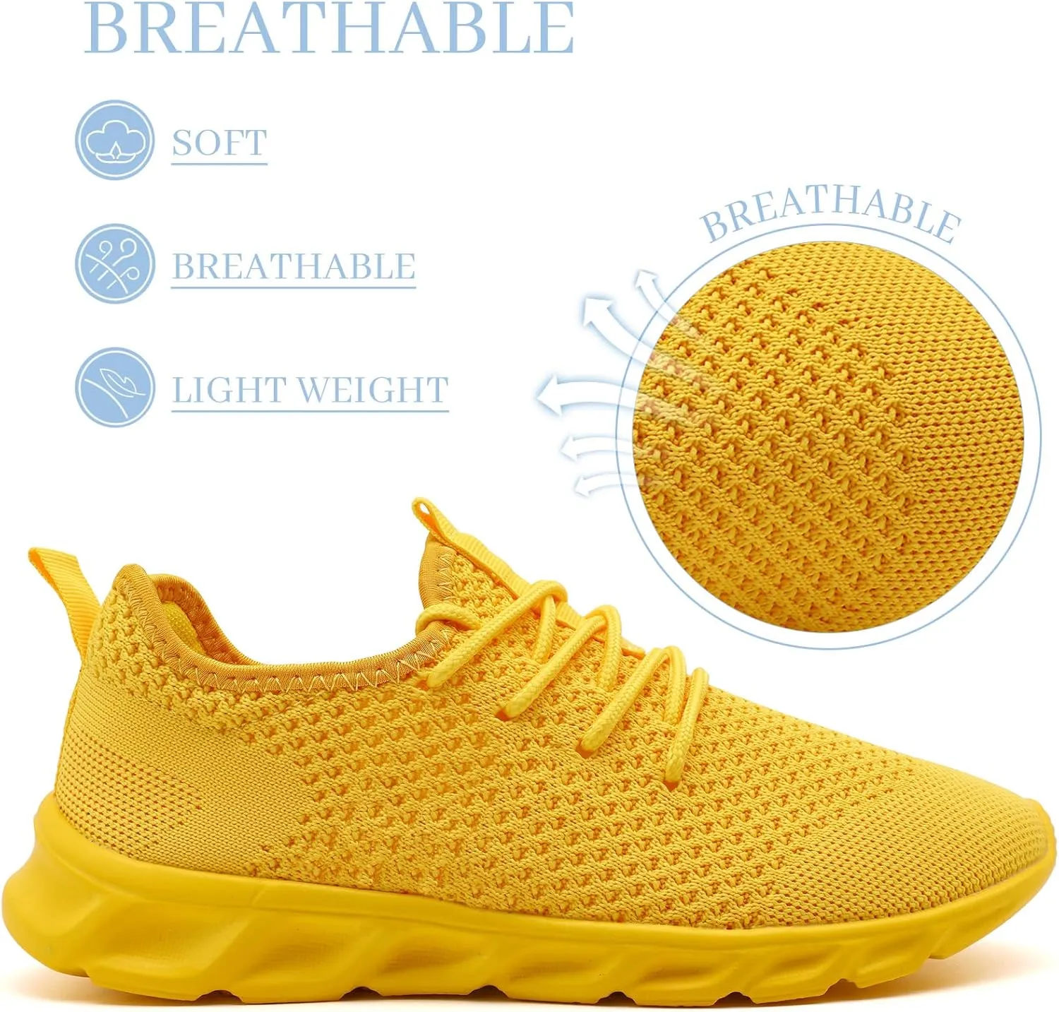 Running Shoes Mens Womens Walking Tennis Gym Sneakers Slip On Comfortable Lightweight Athletic Workout Casual Fashion Sports Shoes