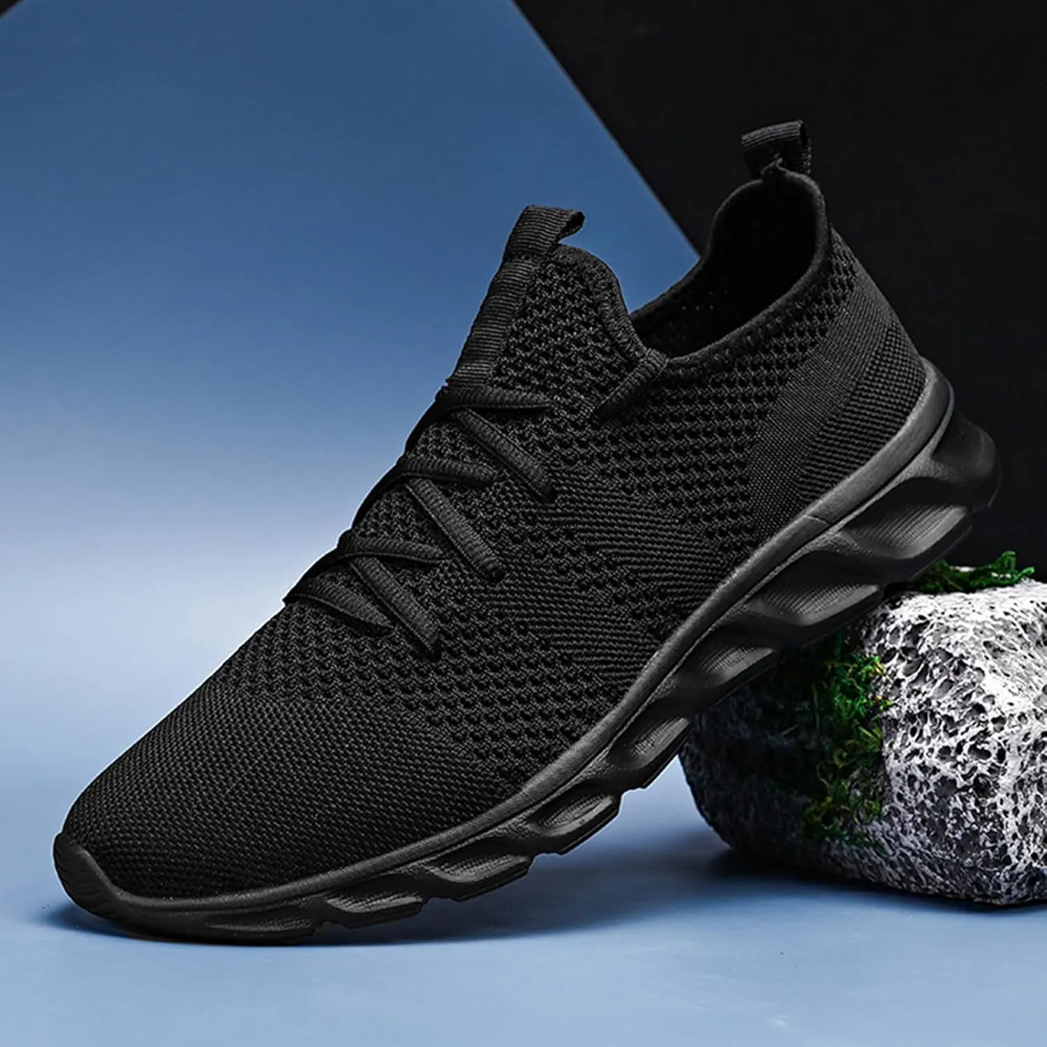 Running Shoes Mens Womens Walking Tennis Gym Sneakers Slip On Comfortable Lightweight Athletic Workout Casual Fashion Sports Shoes