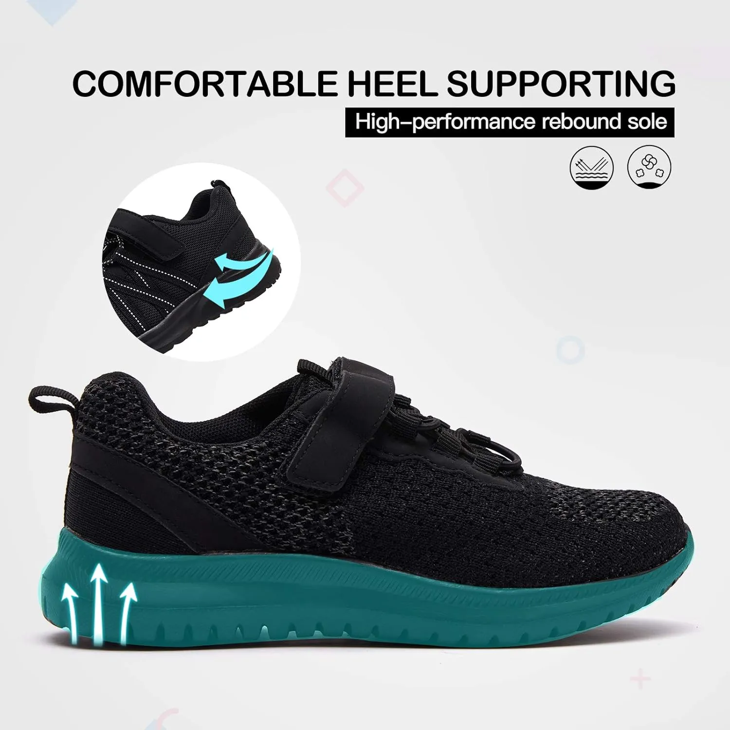 RUNSIDE Kids Shoes, Boys Girls Sneakers Lightweight Athletic Walking/Running Tennis Shoes(Toddler/Little Kid/Big Kid)