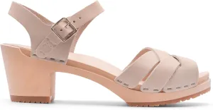 Sandgrens Handmade Swedish Wood Clogs for Women, High Heel Sandals | Rio Grande High