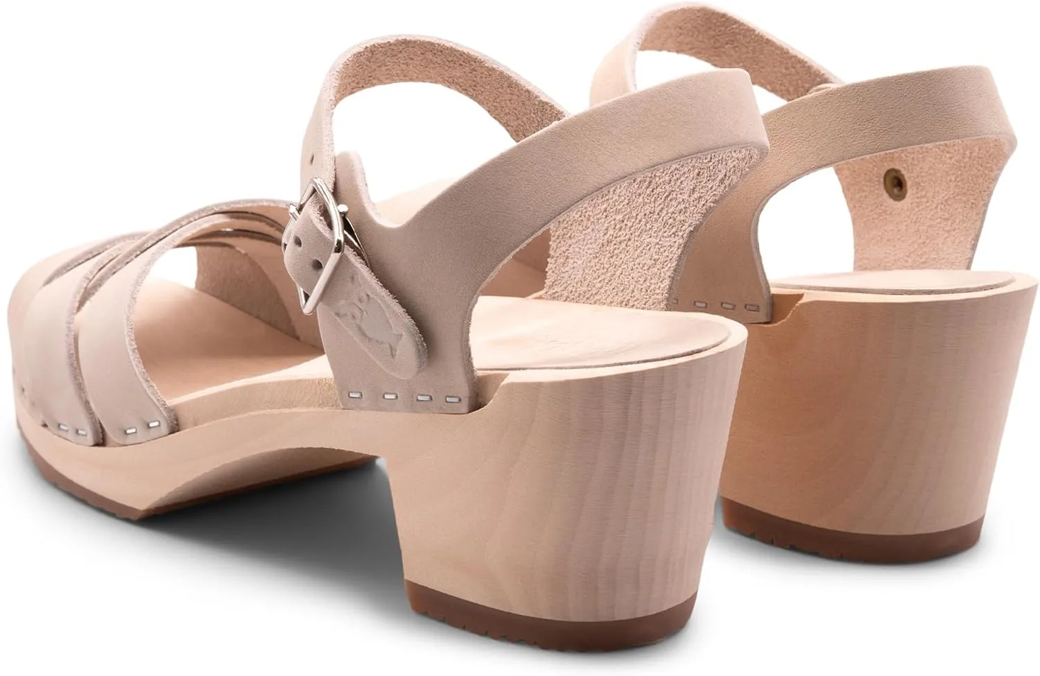 Sandgrens Handmade Swedish Wood Clogs for Women, High Heel Sandals | Rio Grande High
