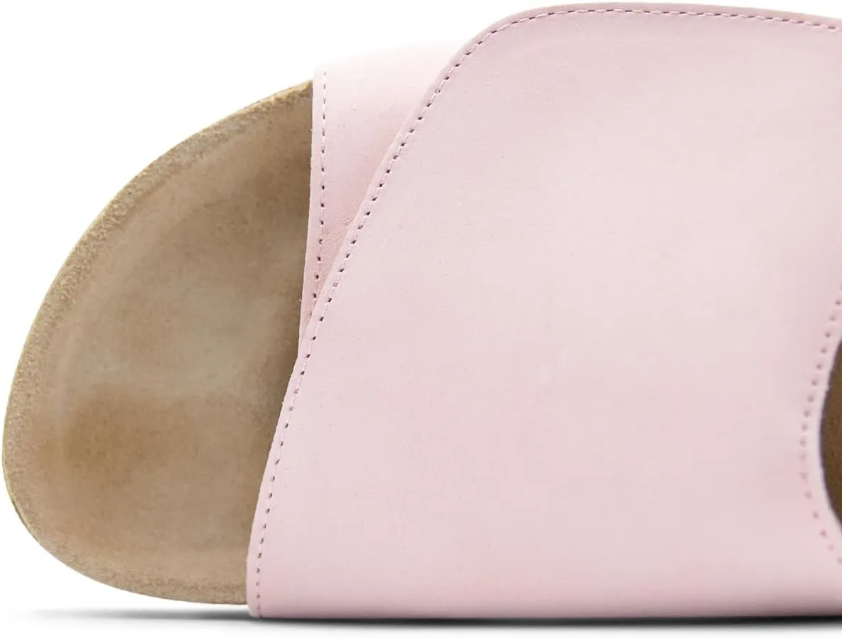 Sandgrens Handmade Unisex Cork Slides | European Top Grain Leather Sandals with Soft Suede Footbed, Adjustable Upper, and EVA Rubber Sole | Vigo