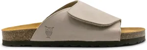 Sandgrens Handmade Unisex Cork Slides | European Top Grain Leather Sandals with Soft Suede Footbed, Adjustable Upper, and EVA Rubber Sole | Vigo
