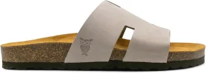 Sandgrens Handmade Unisex Cork Slides | European Top Grain Leather Sandals with Soft Suede Footbed and EVA Rubber Sole | Avila