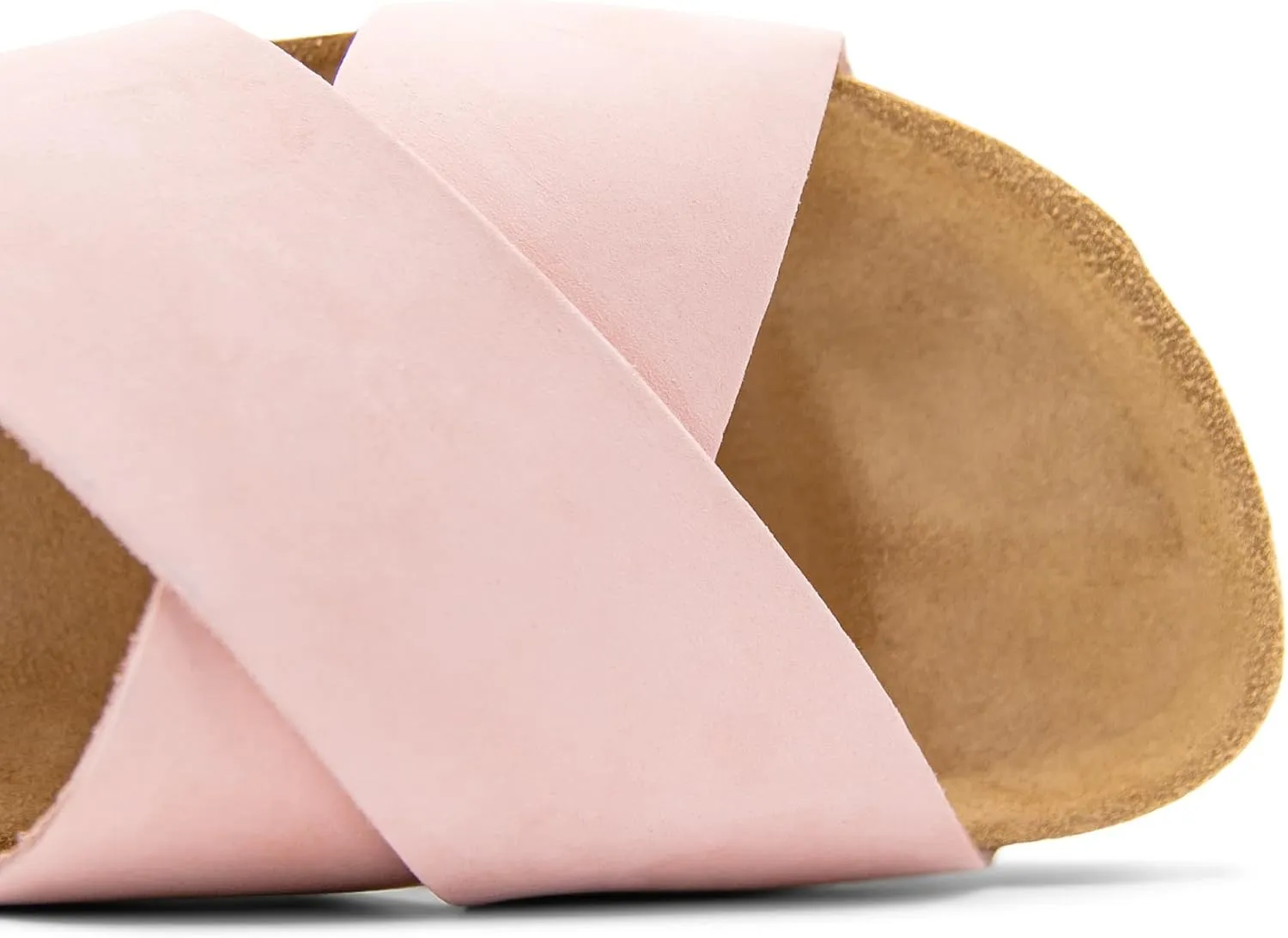 Sandgrens Handmade Unisex Cork Slides | European Top Grain Leather Sandals with Soft Suede Footbed and EVA Rubber Sole | Soria