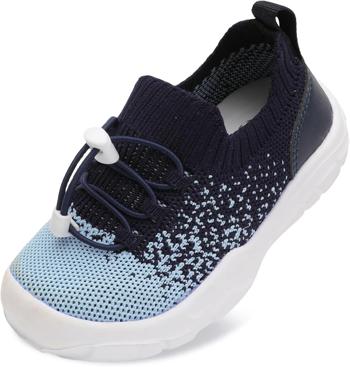Scurtain Toddler Shoes Boys Girls Tennis Shoes Kids Barefoot Shoes Slip on Sneakers Breathable Walking Running Shoes