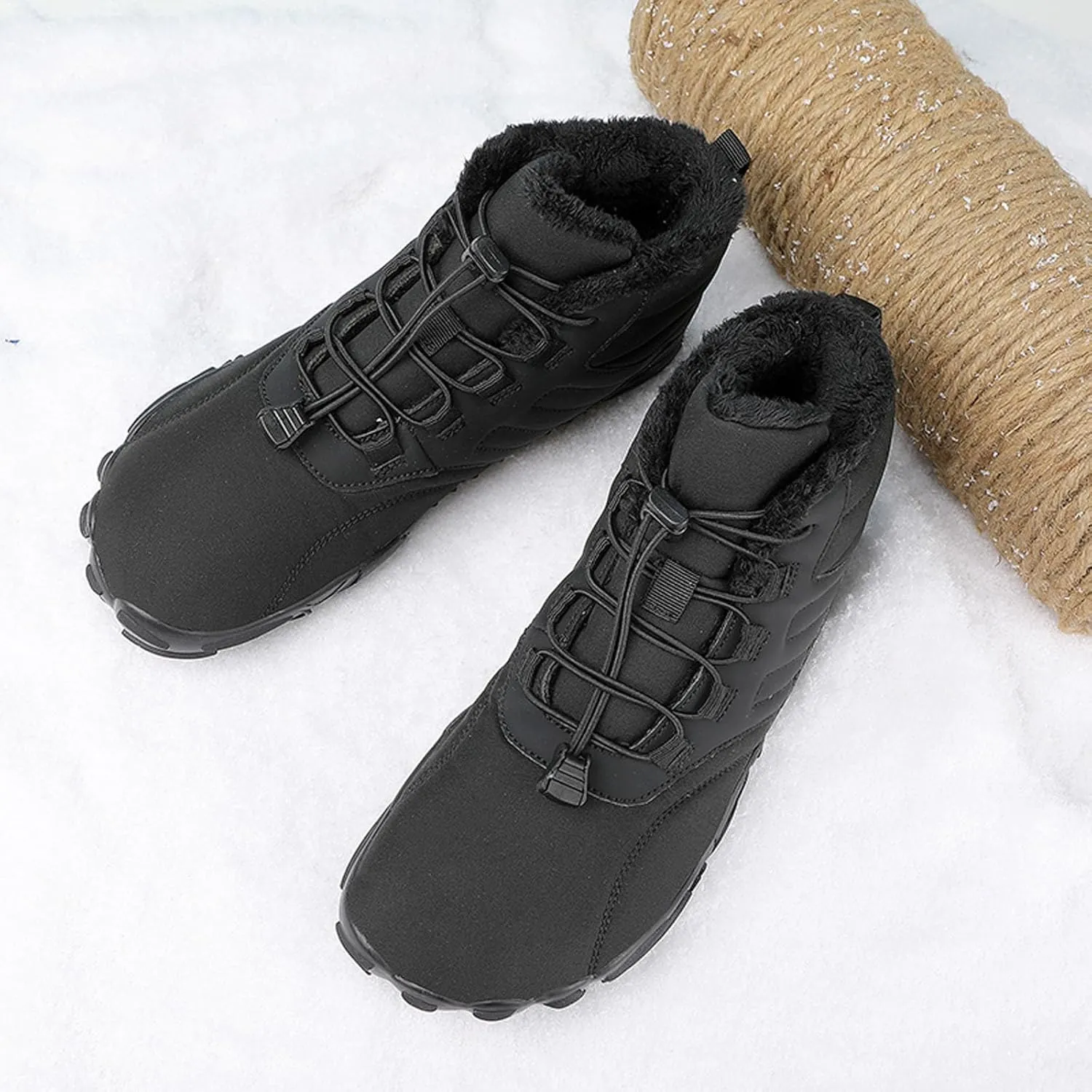 SECHRITE Women Barefoot Shoes Mens Minimalist Zero Drop Boots Wide Toe Box Toes Sneakers Workout Footwear Trail Running Hiking Shoes