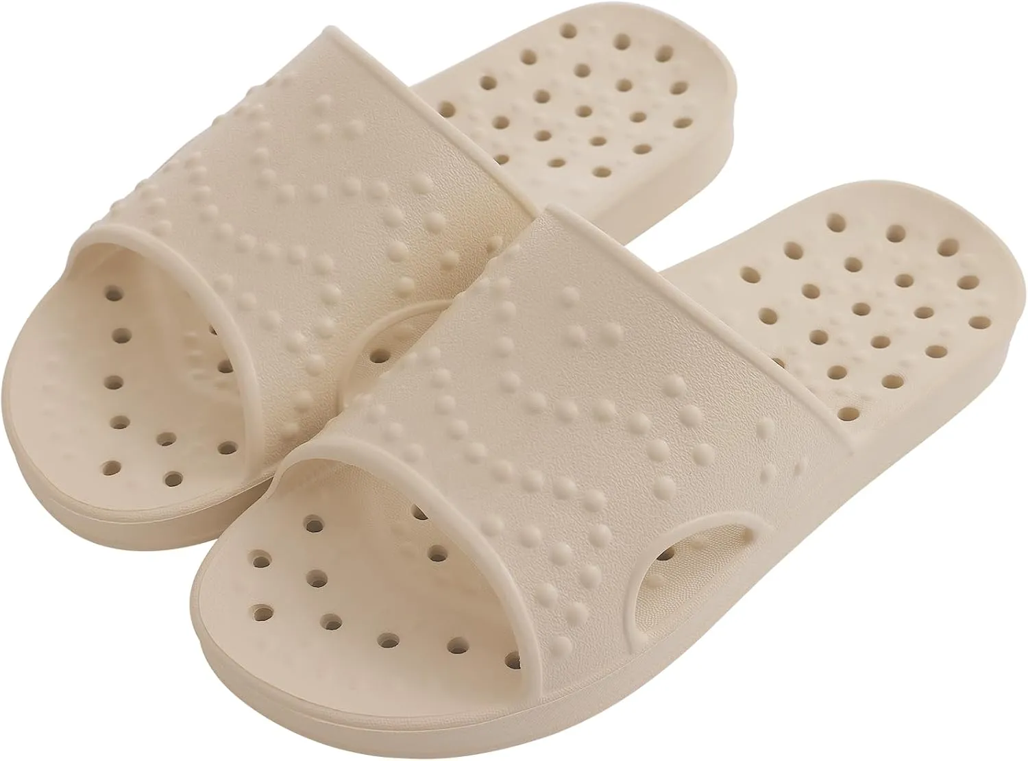 shevalues Shower Shoes for Women with Arch Support Quick Drying Pool Slides Lightweight Beach Sandals with Drain Holes