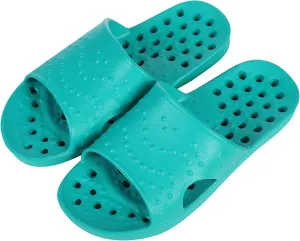 shevalues Shower Shoes for Women with Arch Support Quick Drying Pool Slides Lightweight Beach Sandals with Drain Holes