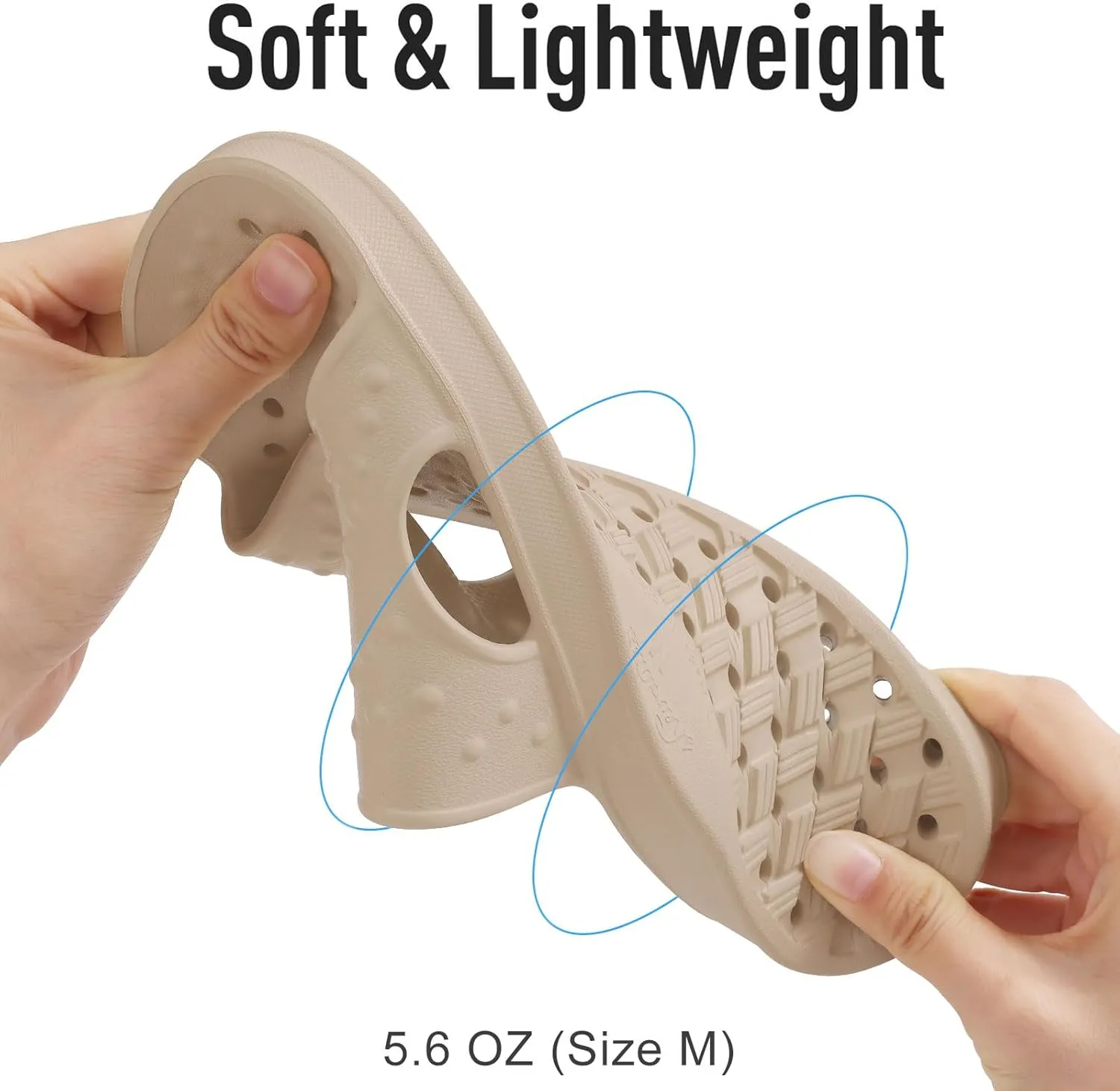 shevalues Shower Shoes for Women with Arch Support Quick Drying Pool Slides Lightweight Beach Sandals with Drain Holes
