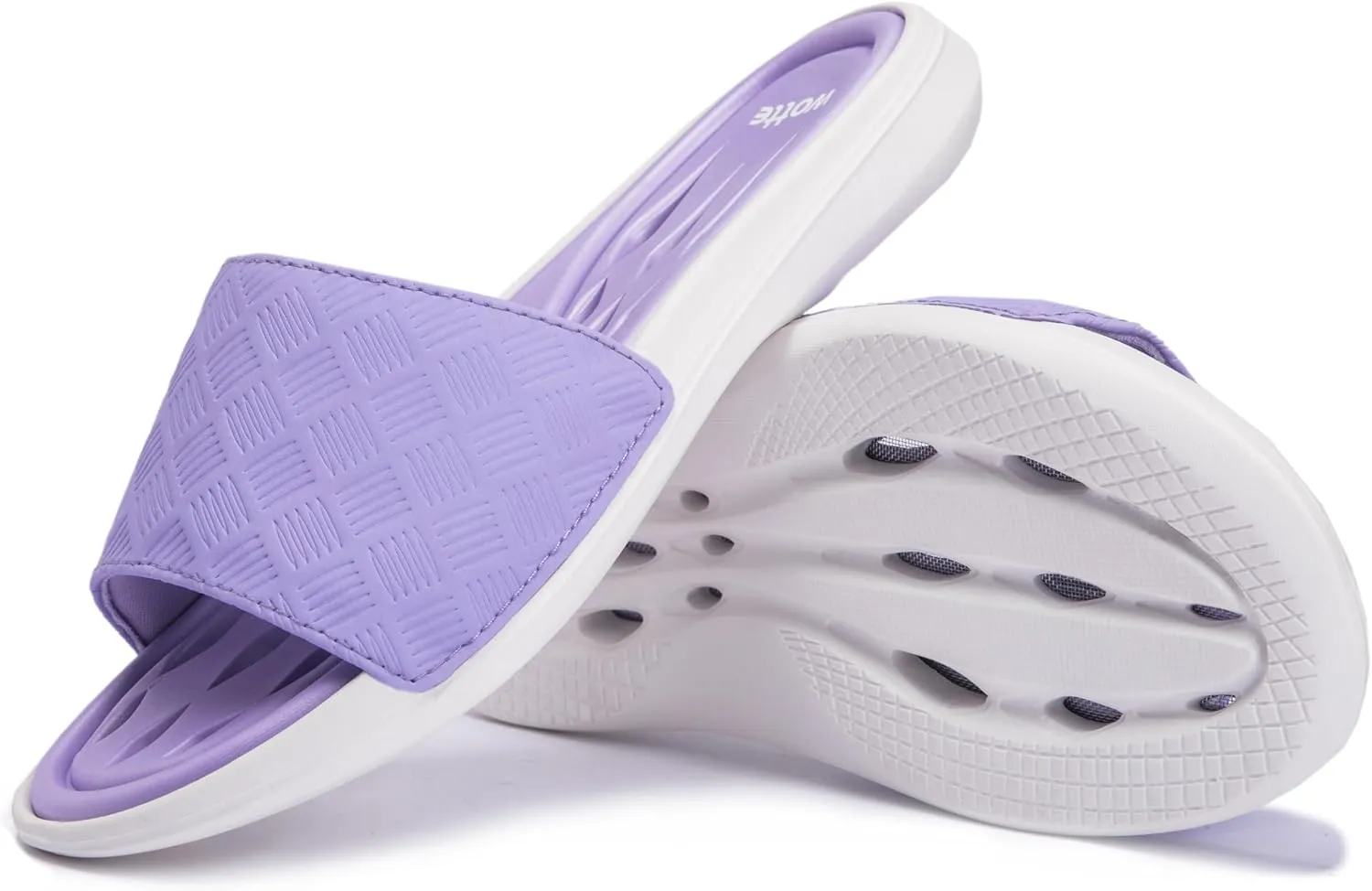 Shower Shoes for Women with Quick Drying Holes Non Slip Drain Pool Slides Lightweight Bathroom Slippers College Dorm Gym Beach Dorm Home Slides
