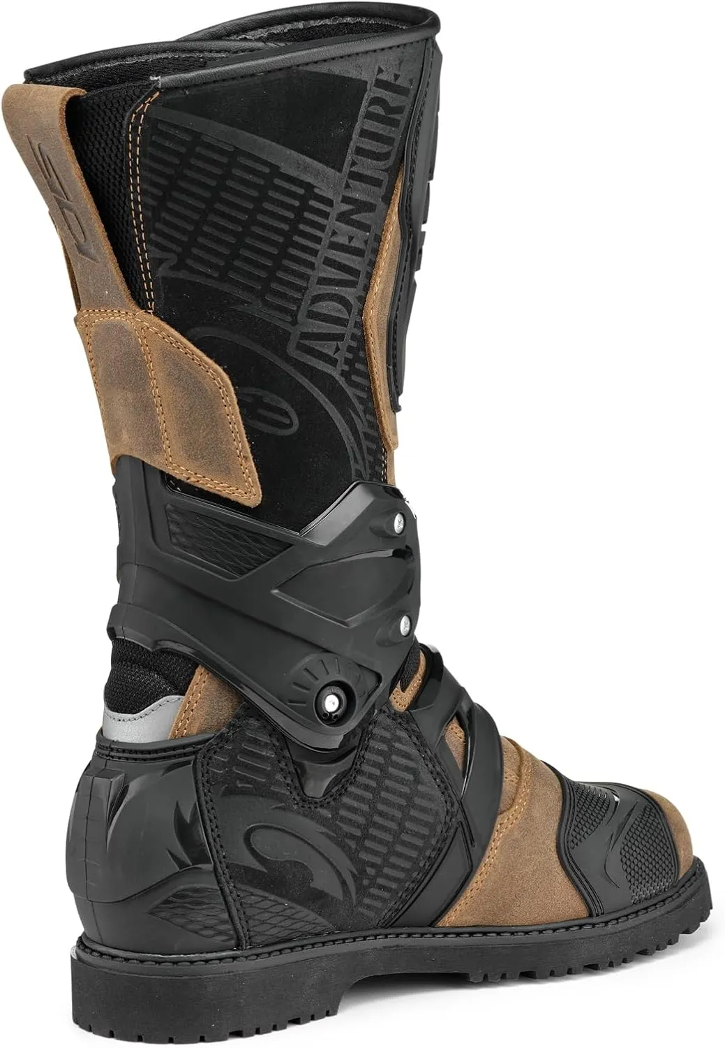SIDI | Touring Motorcycle Boots, Professional Motocross Boots for Men ADVENTURE 2 GORE-TEX, Micro-Adjustable and Replaceable Buckles, Flex System, Velcro Strap