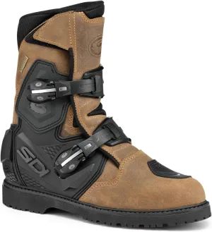 Sidi | Touring Motorcycle Boots, Professional Motocross Boots for Men MID ADVENTURE 2 GORE, Micro-Adjustable Buckles, GORE-TEX, Velcro Strap