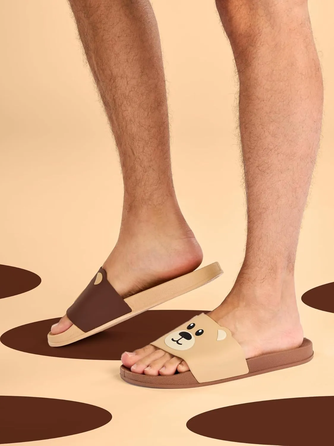 Slides & Slippers for Women, Men & Kids Pool Sandals Funny Designs Books Coffee Party Pizza Fox Bear Llama Clouds Footwear Gift