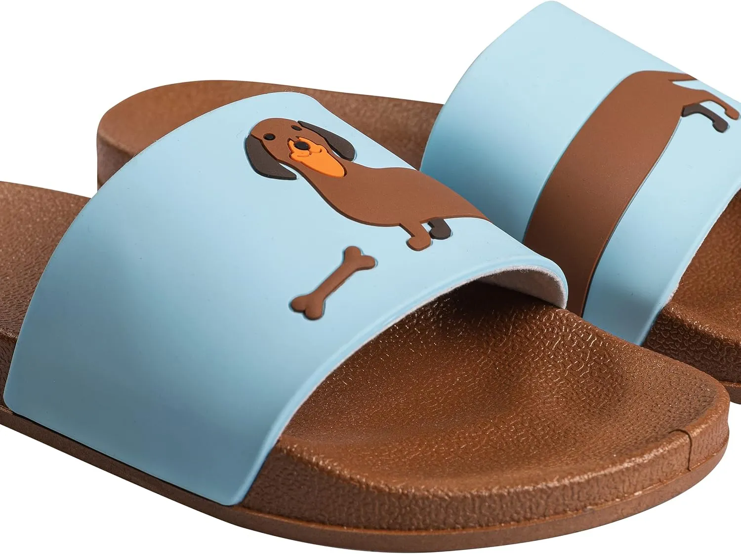 Slides & Slippers for Women, Men & Kids Pool Sandals Funny Designs Books Coffee Party Pizza Fox Bear Llama Clouds Footwear Gift