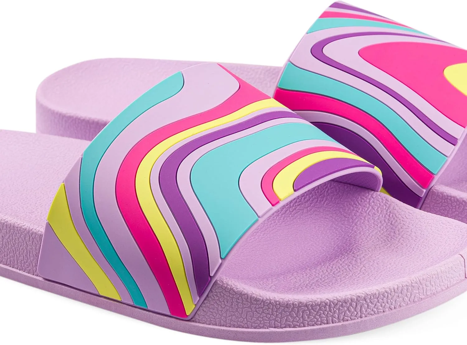 Slides & Slippers for Women, Men & Kids Pool Sandals Funny Designs Books Coffee Party Pizza Fox Bear Llama Clouds Footwear Gift