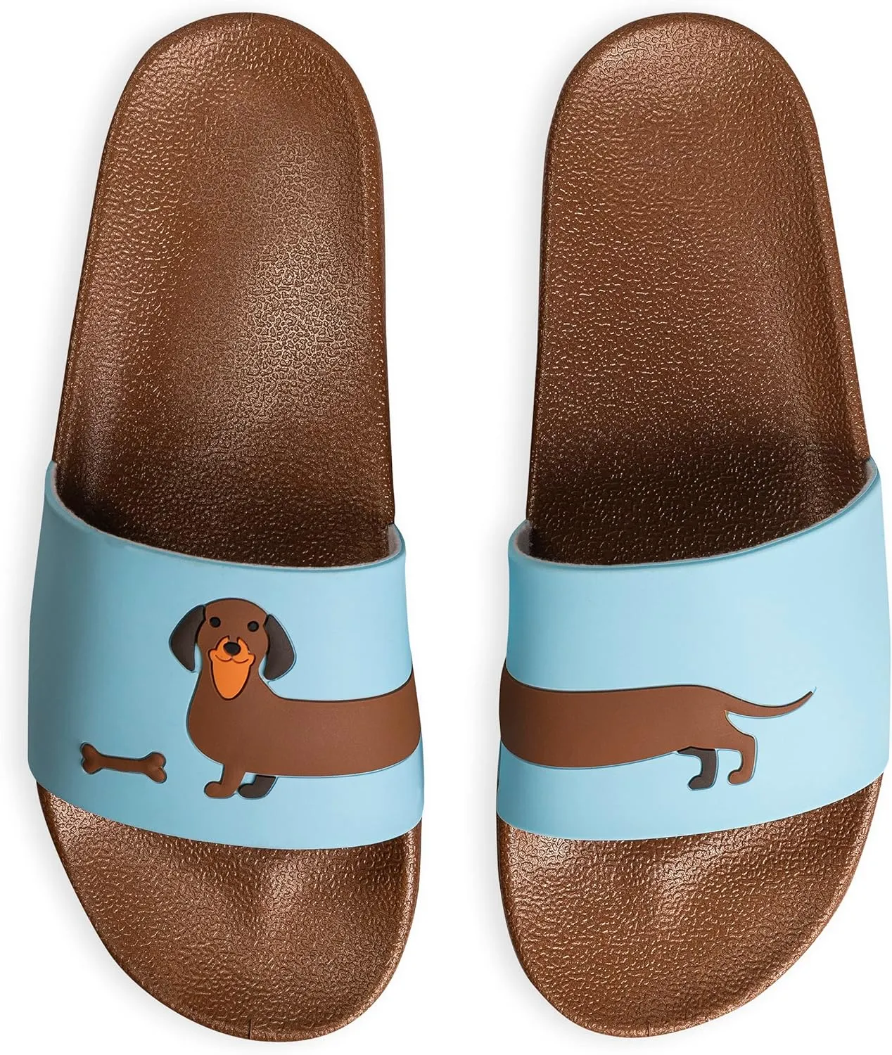 Slides & Slippers for Women, Men & Kids Pool Sandals Funny Designs Books Coffee Party Pizza Fox Bear Llama Clouds Footwear Gift