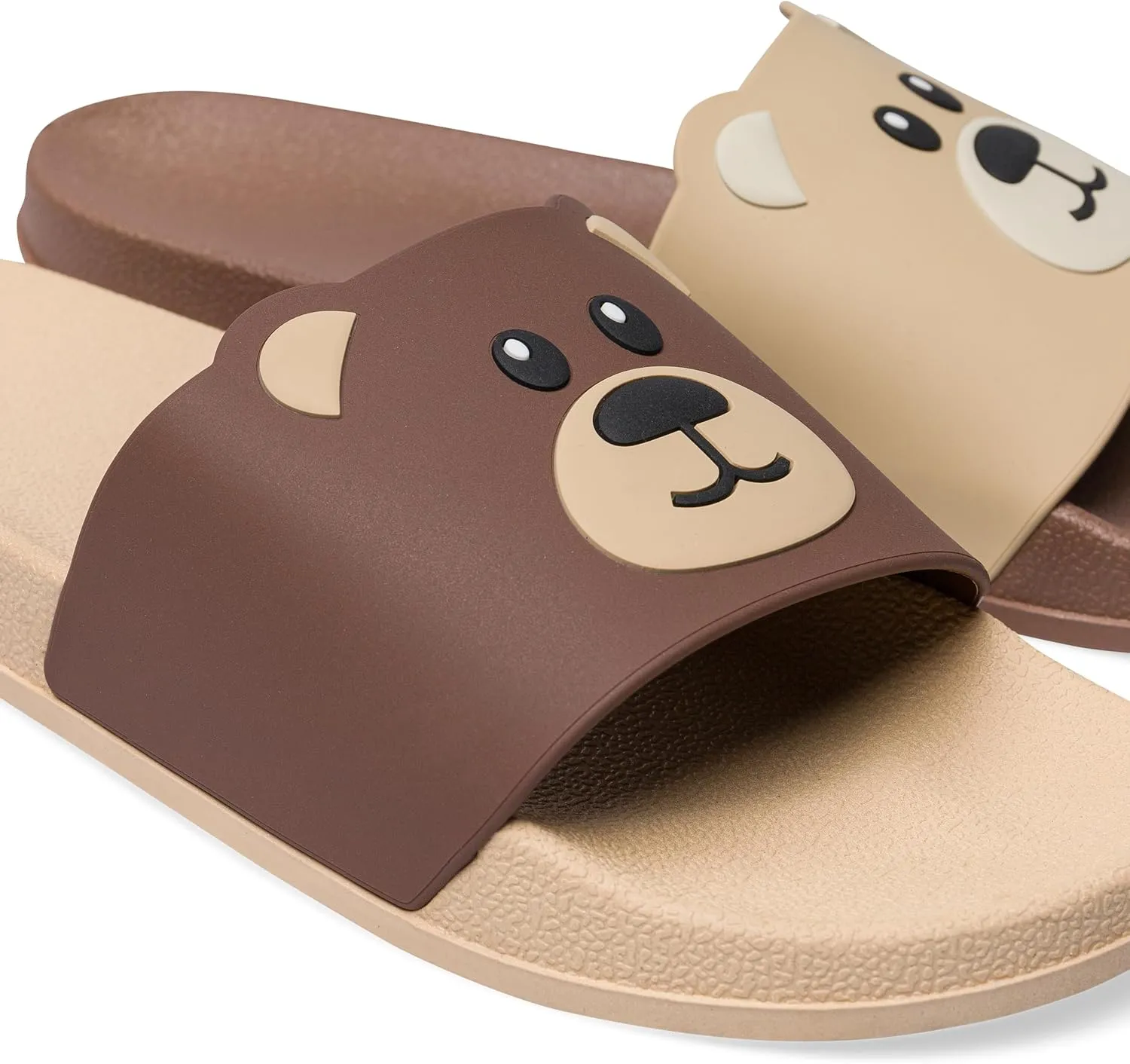 Slides & Slippers for Women, Men & Kids Pool Sandals Funny Designs Books Coffee Party Pizza Fox Bear Llama Clouds Footwear Gift