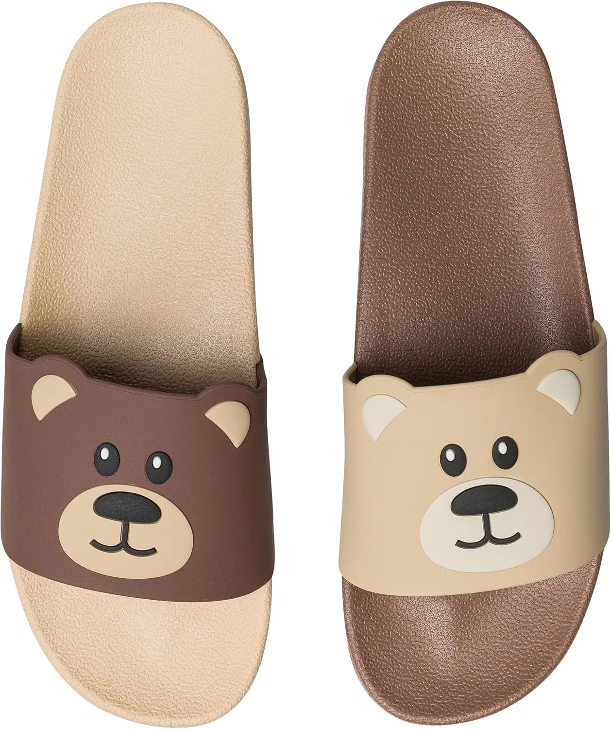 Slides & Slippers for Women, Men & Kids Pool Sandals Funny Designs Books Coffee Party Pizza Fox Bear Llama Clouds Footwear Gift