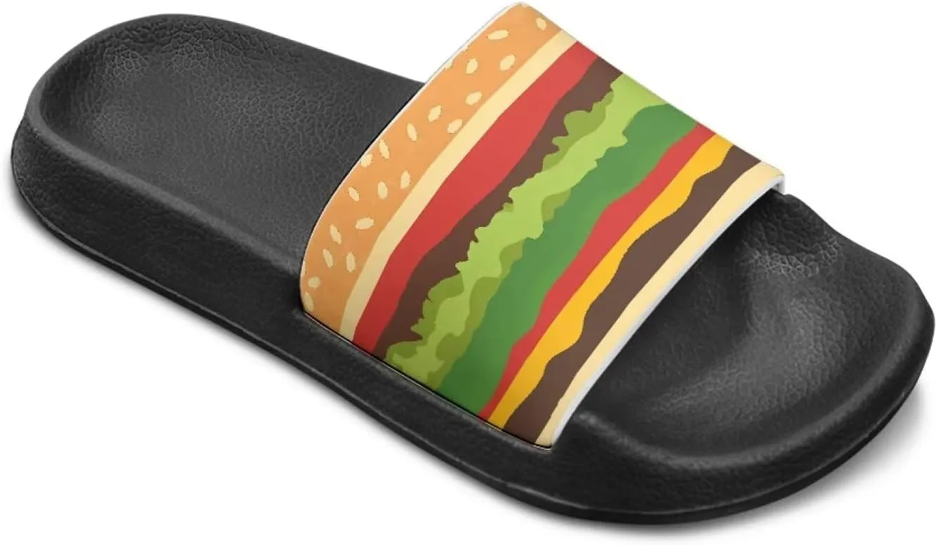 Slides for Boys Girls Quick Drying Kids Slides Sandals Non-Slip