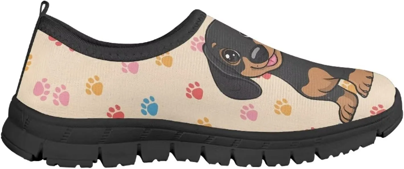 Slip-On Walking Kids Sneakers Casual Loafers Non Slip Shoes Low Top Breathable Mesh Hiking Shoes Boys Girls Black US 11-15