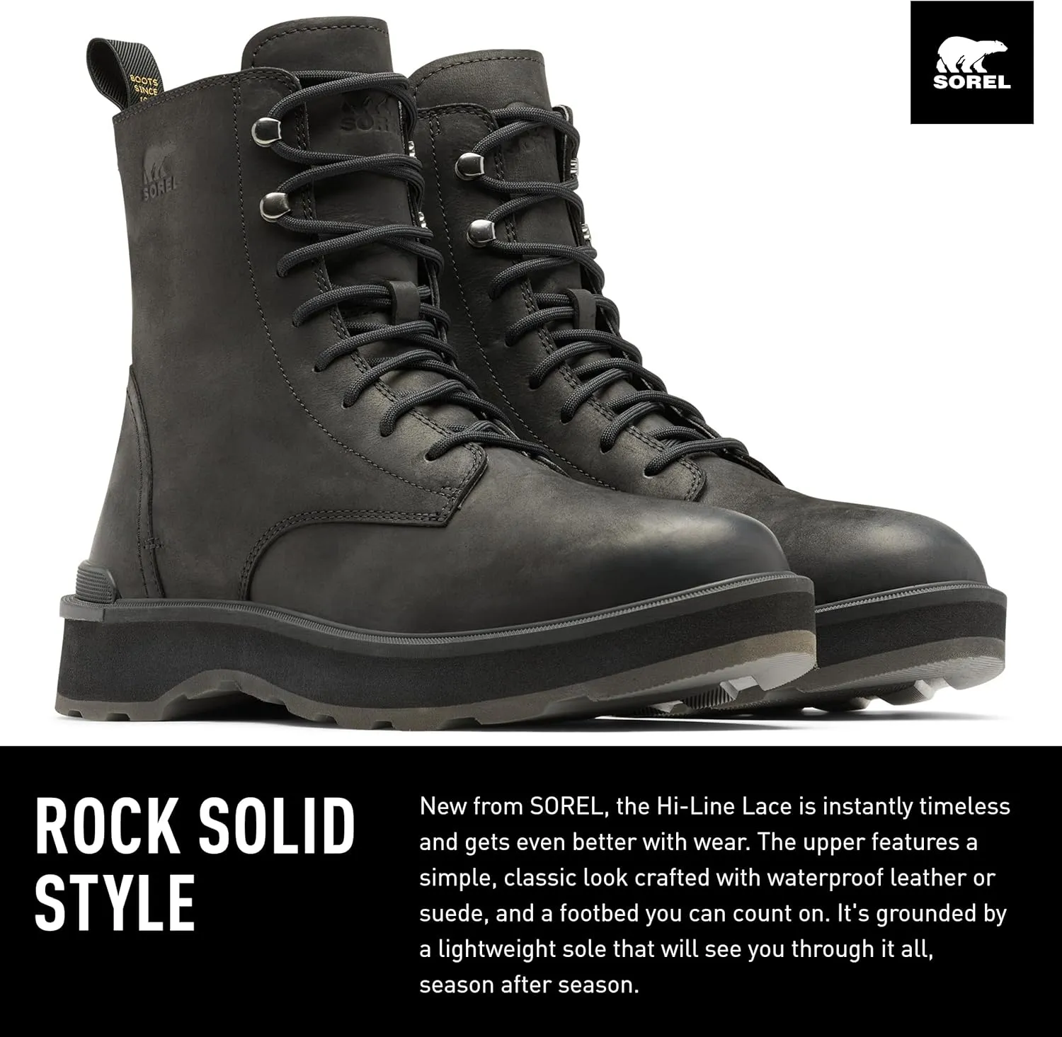 Sorel Men's Hi-Line Lace Boots