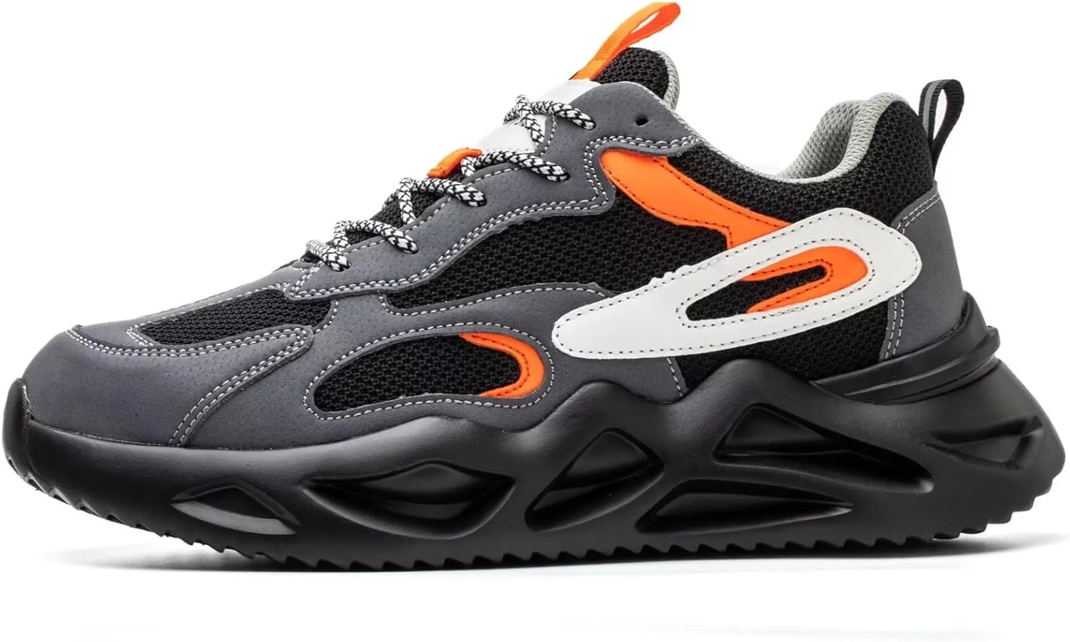 Steel Toe Shoes for Women Men Wide fit Indestructible Work Sneakers Safety Shoes Lightweight Slip Resistant Puncture Proof Composite Toe Shoe