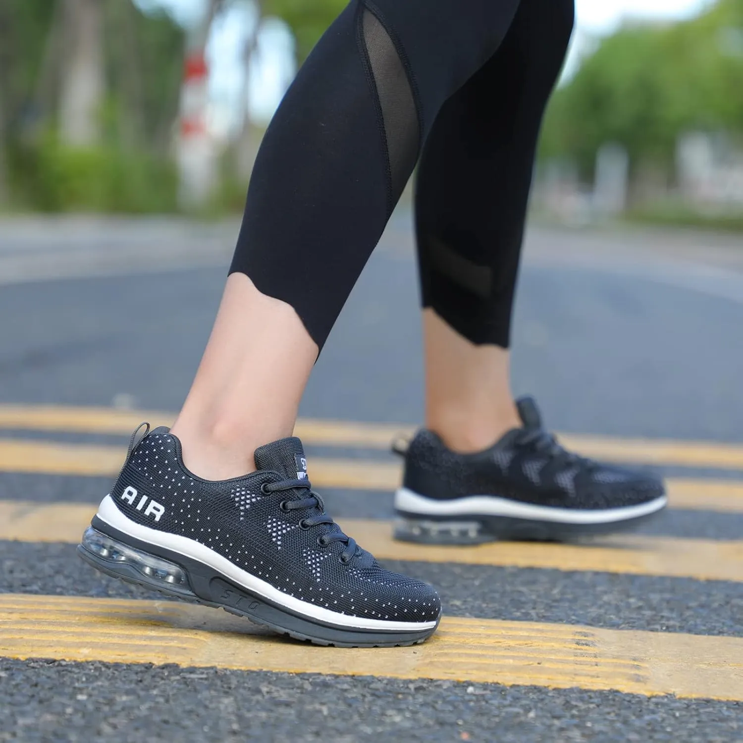STQ Women's Running Shoes Lightweight Non Slip Walking Tennis Shoes Athletic Workout Gym Cross Training Sneakers