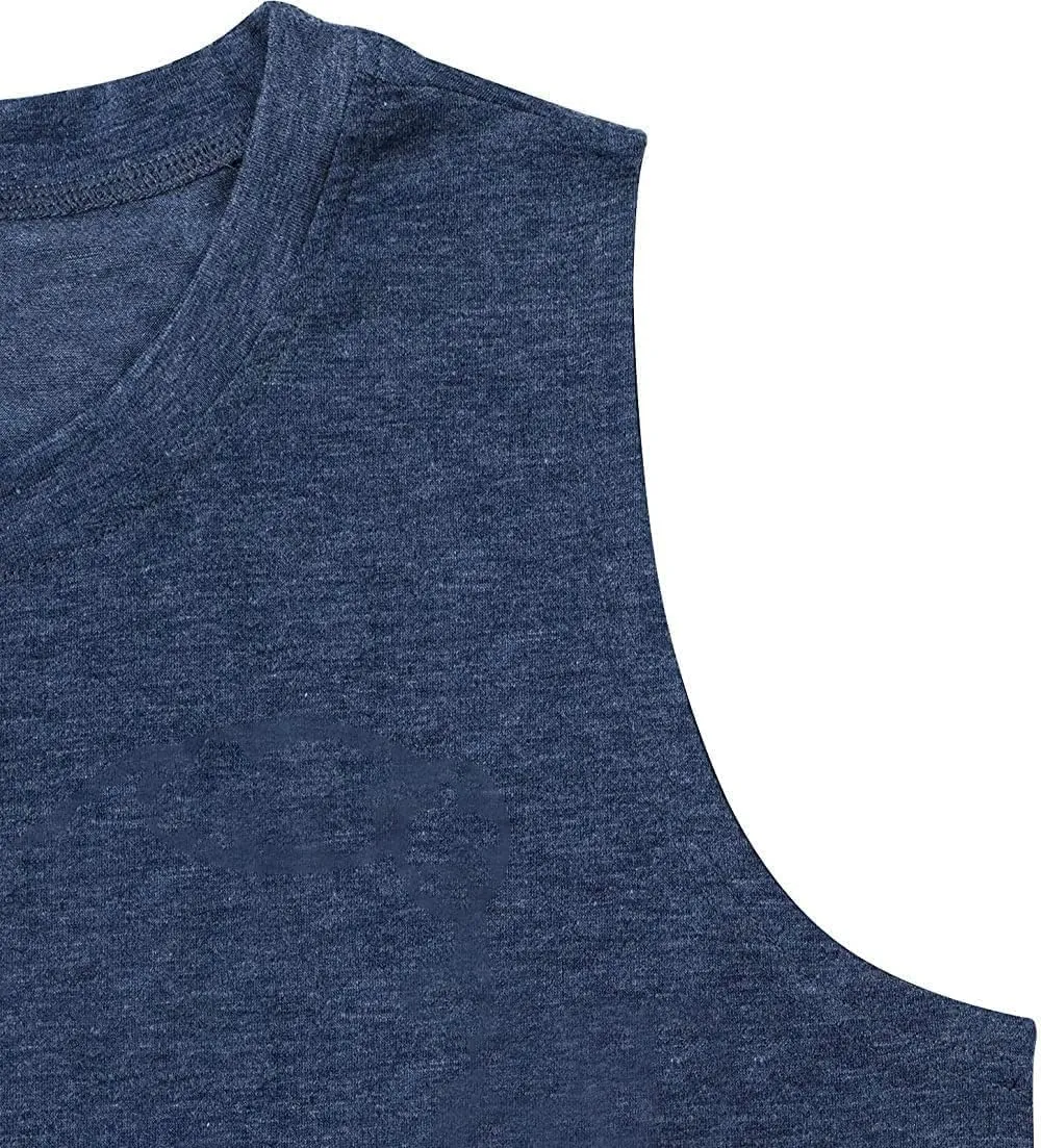 Summer Casual Funny Cute Tank Tops for Women Hiking Mountain Adventure Beach Vacation Letter Pint Graphic Tee Shirt