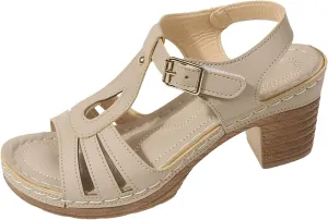 Summer Wedge Sandals For Women Dressy,Arch Support Comfortable Beach Walking Ankle Strap Open Toe Platform Sandals Casual Slip on Outdoor Shoes ﻿For Women Dressy