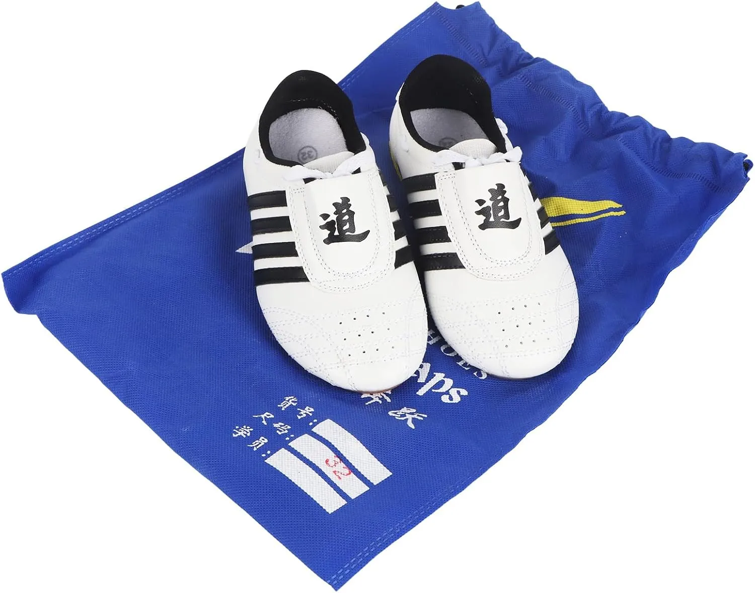 Taekwondo Shoes Martial Arts Sneaker Boxing Karate Kung Fu Tai Chi Shoes Black Stripes Sneakers Lightweight Shoes
