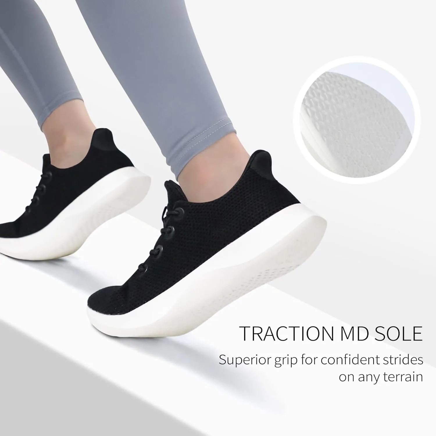 Tennis Shoes Womens Slip on Walking Sneakers for Women with Arch Support