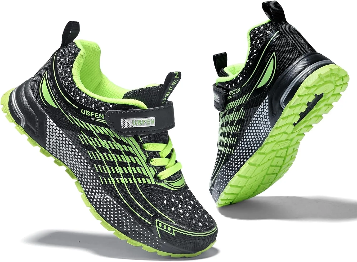 UBFEN Kids Sneakers Boys Girls Tennis Shoes for Running Athletic Walking Gym Sports Lightweight Breathable