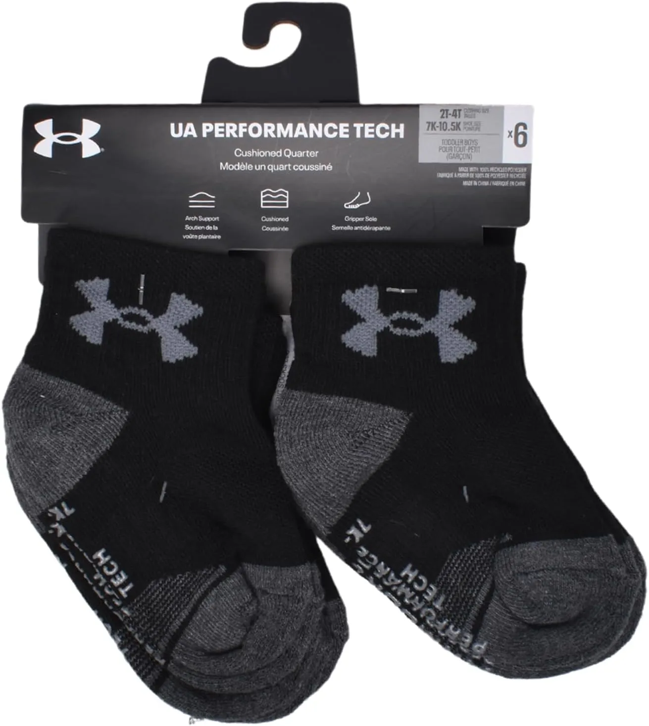 Under Armour 6PK UA ECO PERFORMANCE TECH HC QTR