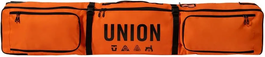 Union Wheeled Snowboard Bag, Orange