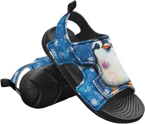 Unisex Child Sandals Open Toe Cute Summer Water Hiking Shoes for Boys Girls Sloth Sunflower Outdoor Sport Athletic Beach Sandals Adjustable Strap