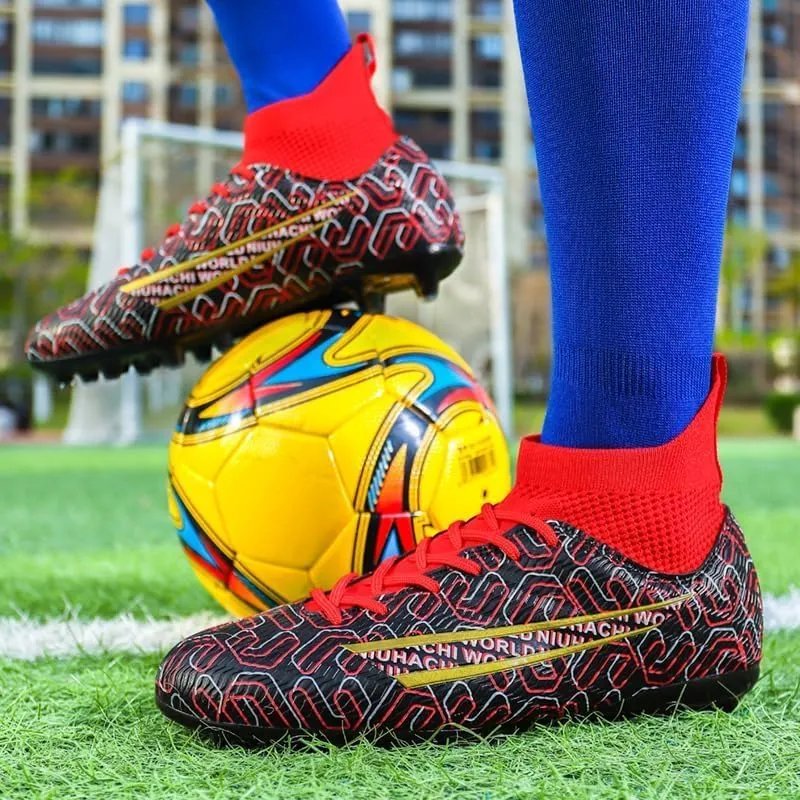 Unisex Fashion Football Boots, Indoor Professional Sneakers, high-Performance Outdoor Lawn Sneakers