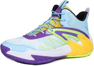 VAXAV Unisex Professional Outdoor Sports Sneakers High Top Basketball Athletic Running Tennis Shoes