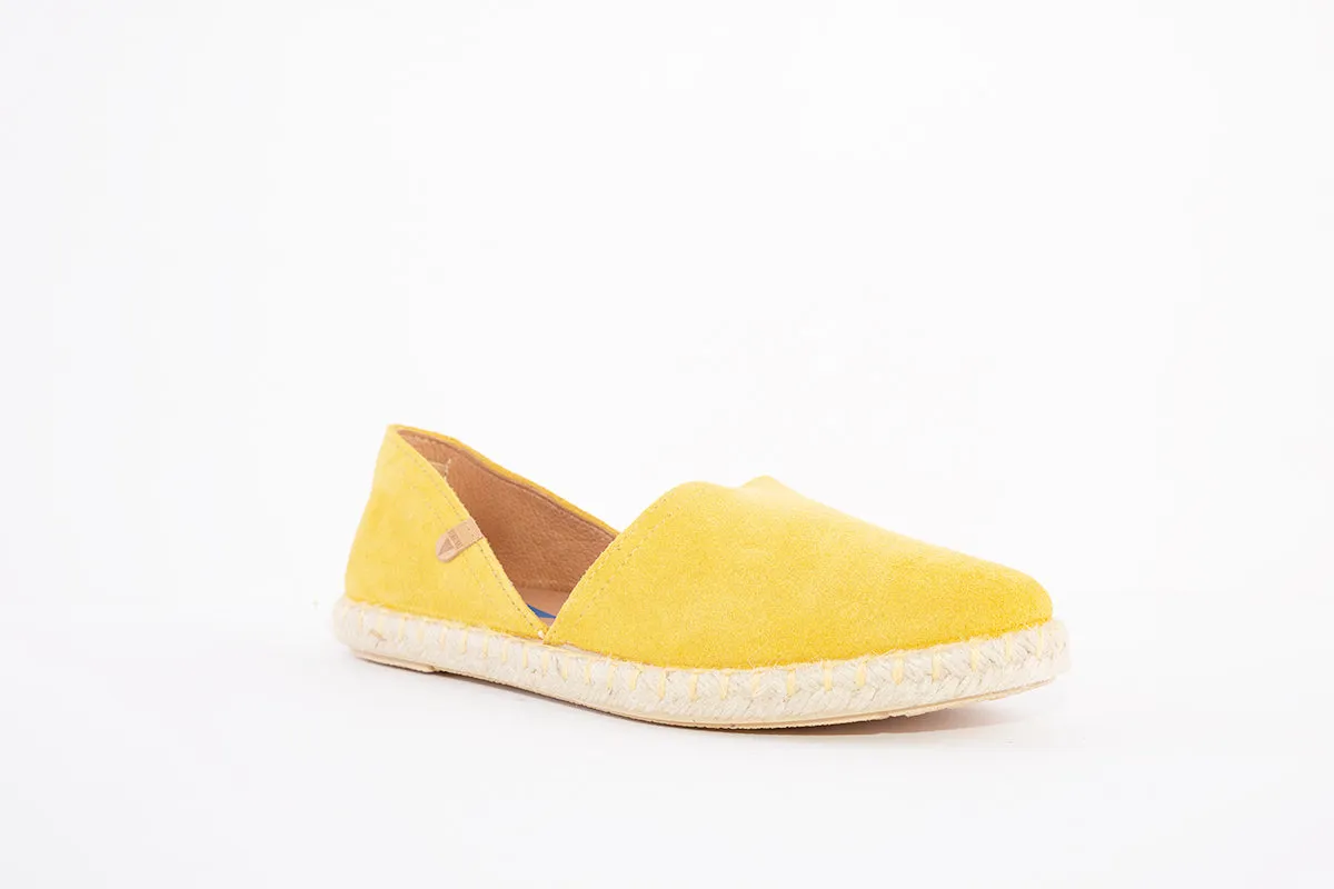 VERBENAS - ESPADRILLES CARMEN CANVAS SHOE - YELLOW SUEDE